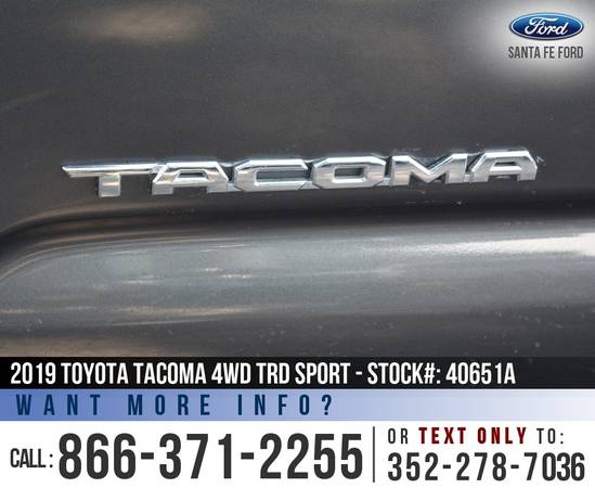 ‘19 Toyota Tacoma 4WD TRD Sport *** Backup Camera, Cruise, 4X4 *** -... for sale in Alachua, FL – photo 20