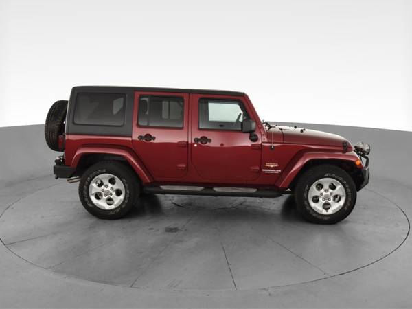 2013 Jeep Wrangler Unlimited Sahara Sport Utility 4D suv Red -... for sale in Alexandria, MD – photo 13