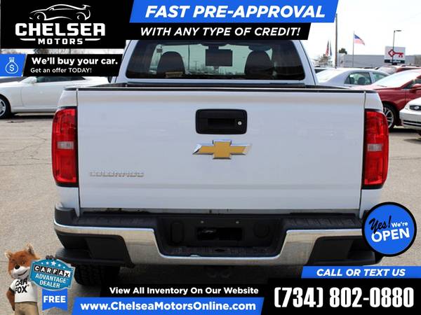 204/mo - 2016 Chevrolet Colorado Work Truck Extended Cab - Easy for sale in Chelsea, MI – photo 8