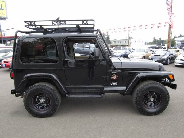 2000 Jeep Wrangler 2dr Sahara *BLACK* 4.0 6CLY HARDTOP 139K - cars &... for sale in Milwaukie, OR – photo 6