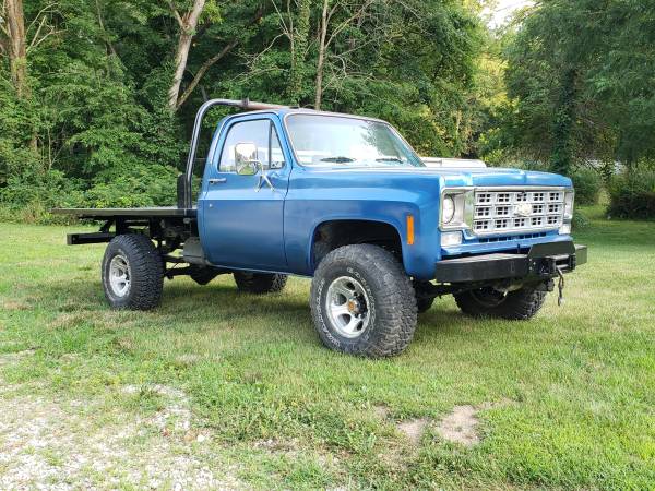 1975 Chevrolet k20 4x4 flatbed for sale in West Lafayette, IN – photo 2