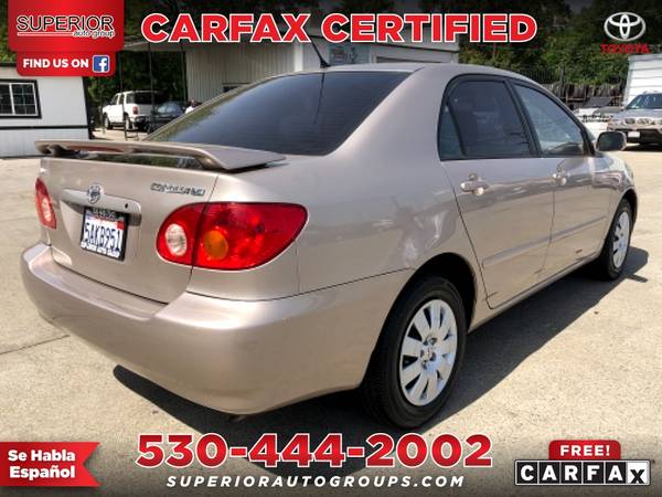 2003 Toyota Corolla CE - - by dealer - vehicle for sale in Yuba City, CA – photo 9