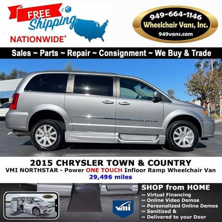 2015 Chrysler Town & Country Touring Wheelchair Van VMI Northstar for sale in Laguna Hills, CA – photo 6