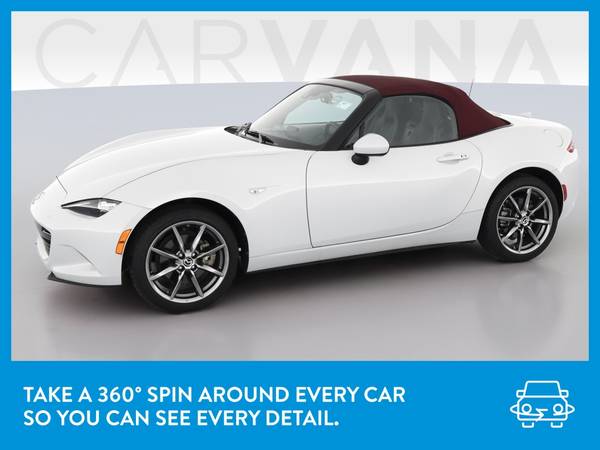 2018 MAZDA MX5 Miata Grand Touring Convertible 2D Convertible White for sale in Fort Myers, FL – photo 3