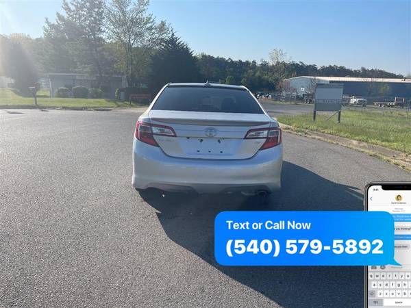 2014 TOYOTA CAMRY SE 750 DOWN/375 A Month - - by for sale in Fredericksburg, VA – photo 5