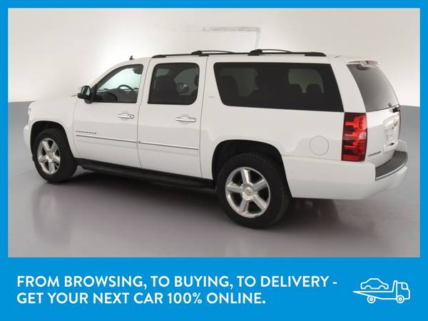 2014 Chevy Chevrolet Suburban 1500 LTZ Sport Utility 4D suv White for sale in New Haven, CT – photo 5