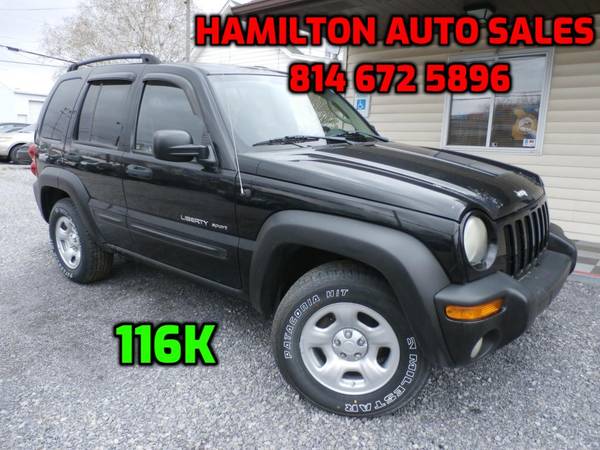 2003 Jeep Liberty Sport 116k - - by dealer - vehicle for sale in coalport, PA