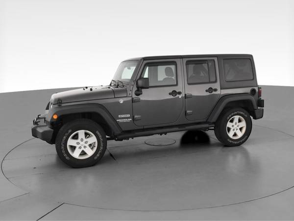2017 Jeep Wrangler Unlimited Sport S Sport Utility 4D suv Gray - -... for sale in Blountville, TN – photo 4