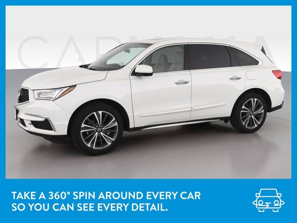 2019 Acura MDX SH-AWD w/Technology Pkg Sport Utility 4D suv White for sale in Indianapolis, IN – photo 3