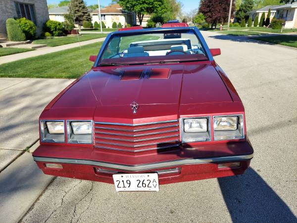 1985 dodge 600 convertible low miles one owner 4200 for sale in Burbank, IL – photo 7