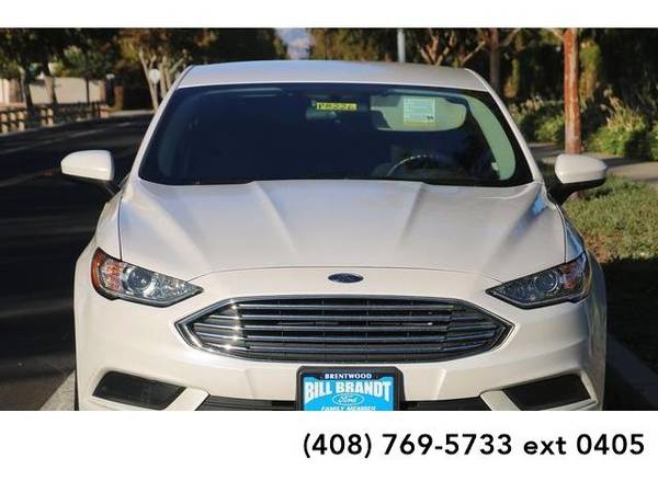 2017 Ford Fusion sedan SE 4D Sedan (White) for sale in Brentwood, CA – photo 7