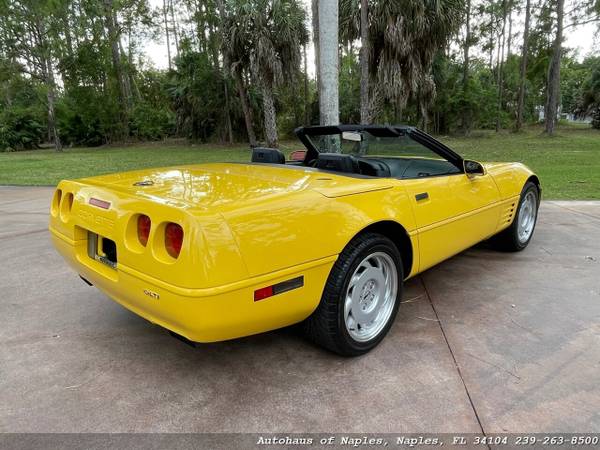 1992 Chevy Corvette Convertible! Only 22k miles! Only 2 Owners! for sale in Naples, FL – photo 3