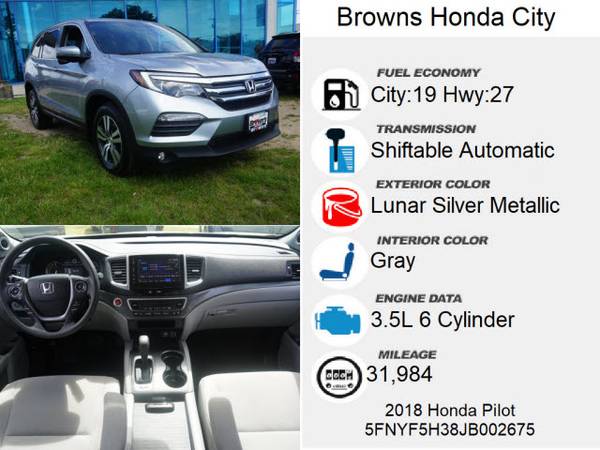 2018 Honda Pilot EX - - by dealer - vehicle automotive for sale in Glen Burnie, MD – photo 5