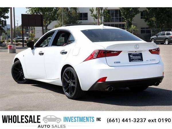 2015 Lexus IS sedan 250 Crafted Line (Ultra White) for sale in Van Nuys, CA – photo 4