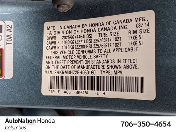 2014 Honda CR-V EX-L SKU:EH560160 SUV - cars & trucks - by dealer -... for sale in Columbus, GA – photo 22
