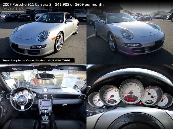2008 Porsche 911 4S 4 S 4-S FOR ONLY $725/mo! - cars & trucks - by... for sale in San Rafael, CA – photo 19