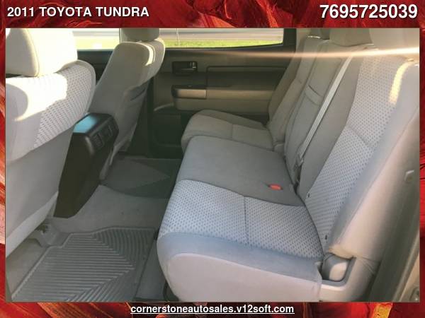 2011 TOYOTA TUNDRA CREWMAX SR5 - cars & trucks - by dealer - vehicle... for sale in Flowood, MS – photo 15