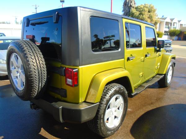 2007 JEEP WRANGLER UNLIMITED SAHARA 4X4 HARD TOP for sale in Imperial Beach ca 91932, CA – photo 5