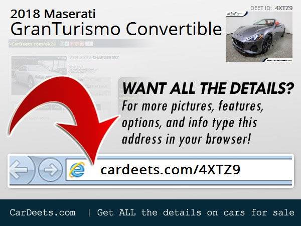 2018 Maserati GranTurismo Convertible, Grigio Alfieri Metallic -... for sale in Wall, NJ – photo 24
