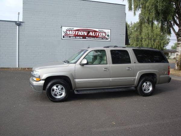 2003 CHEVROLET SUBURBAN LT 4X4 5.3 MOONROOF LEATHER 184K MILES -... for sale in LONGVIEW WA 98632, OR – photo 3