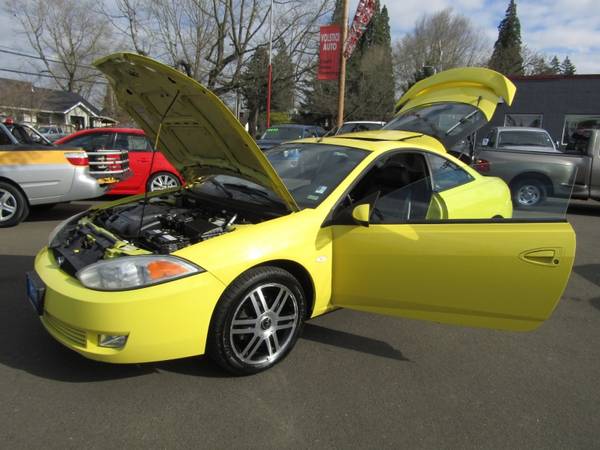 2001 Mercury Cougar 3dr Cpe V6 YELLOW 5 SPD 1 OWNER - cars & for sale in Milwaukie, OR – photo 21