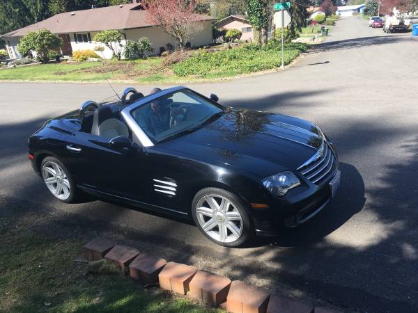 Head turner Chrysler 2006 Crossfire Black roadster for sale in Olympia, WA – photo 6