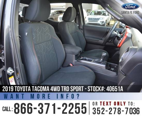 *** 2019 TOYOTA TACOMA 4WD TRD SPORT *** Cruise Control -... for sale in Alachua, FL – photo 21