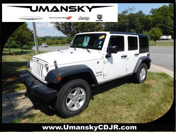 2018 Jeep Wrangler UnlimitedCa Sport ** Call Our Used Car Department... for sale in Charlotesville, VA – photo 2