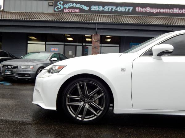 WHITE ON RED 2015 Lexus IS250 F-SPORT West Coast Owned No for sale in Auburn, WA – photo 17