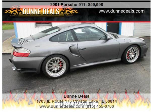 2001 Porsche 911 AWD Turbo Coupe - 1 Owner - Only 68k miles - cars &... for sale in Crystal Lake, IL