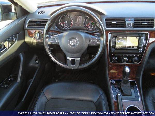 2013 Volkswagen Passat SEL PZEV SEL PZEV 4dr Sedan 6A - cars & for sale in Tyler, TX – photo 19
