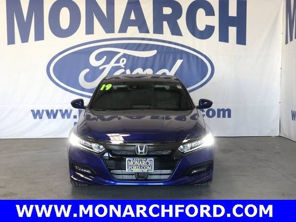 2019 *Honda* *Accord Sedan* *Sport 1.5T CVT* BLUE for sale in EXETER, CA – photo 2