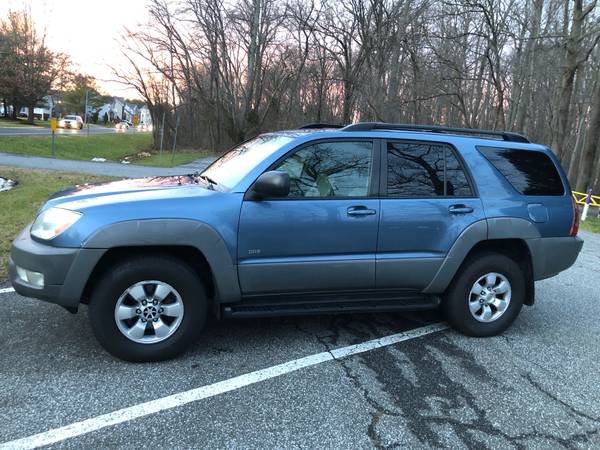 2003 Toyota 4Runner SR5 Sport Utility 4D SUV 4 0L V6 Blue Gray Side for sale in Bowie, District Of Columbia – photo 15