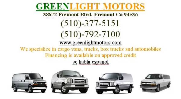 Massive cargo Van/box trucks/ sale @ Greenlight Motors for sale in Fremont, CA – photo 6