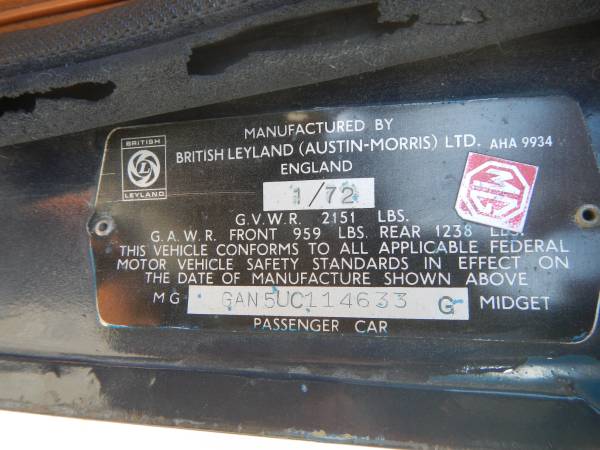 1972 MG Midget for sale in Ida, MI – photo 9