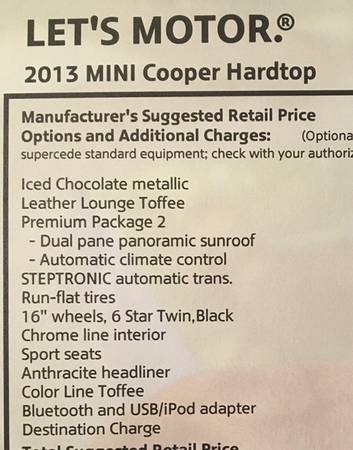 2013 MINI Cooper, LET'S MOTOR! - cars & trucks - by owner - vehicle... for sale in Honolulu, HI – photo 11