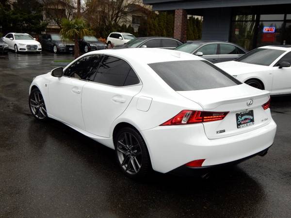 WHITE ON RED 2015 Lexus IS250 F-SPORT West Coast Owned No for sale in Auburn, WA – photo 7