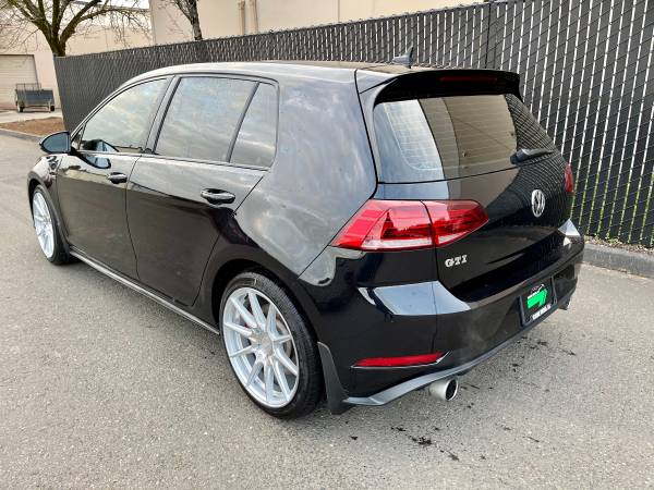 2018 black Volkswagen Gti SE hatchback - - by dealer for sale in Portland, WA – photo 3