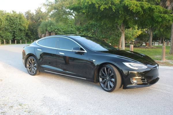 Black on Black 2017 Tesla Model S AWD - cars & trucks - by owner -... for sale in Sarasota, FL – photo 3