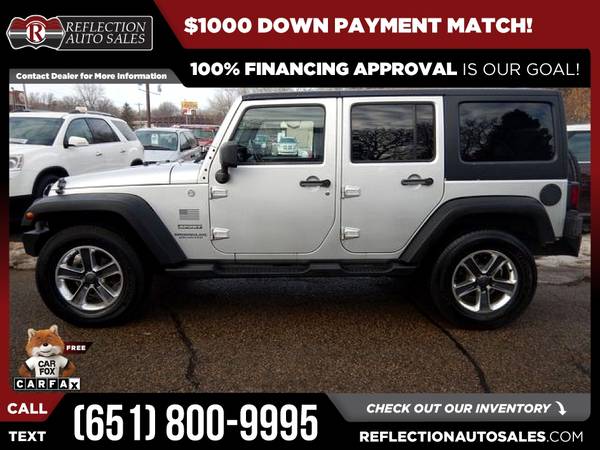 2011 Jeep Wrangler Unlimited Sport FOR ONLY 325/mo! for sale in Oakdale, MN – photo 3