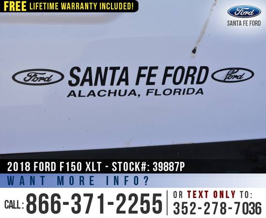 2018 FORD F150 XLT 4WD *** Ecoboost Engine, SYNC, Camera *** for sale in Alachua, FL – photo 9