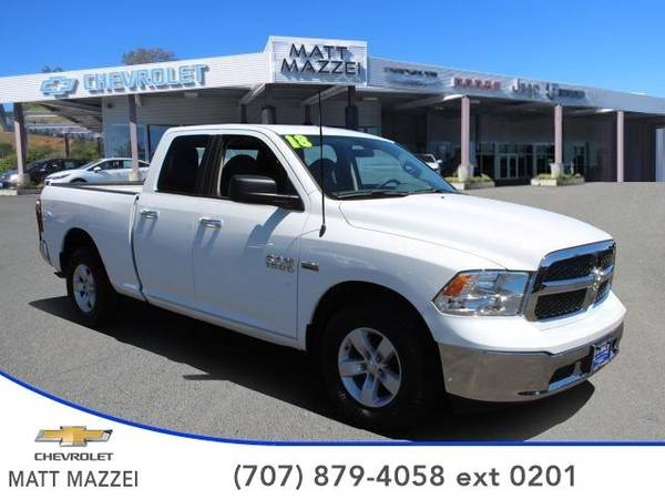 2018 Ram 1500 truck SLT (Bright White Clearcoat) for sale in Lakeport, CA