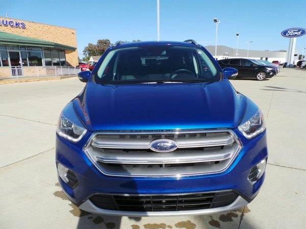 2017 Ford Escape SUV Titanium - Ford Lightning Blue Metallic for sale in St Clair Shrs, MI – photo 3