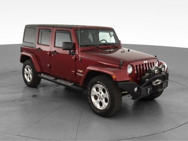 2013 Jeep Wrangler Unlimited Sahara Sport Utility 4D suv Red -... for sale in Alexandria, MD – photo 15