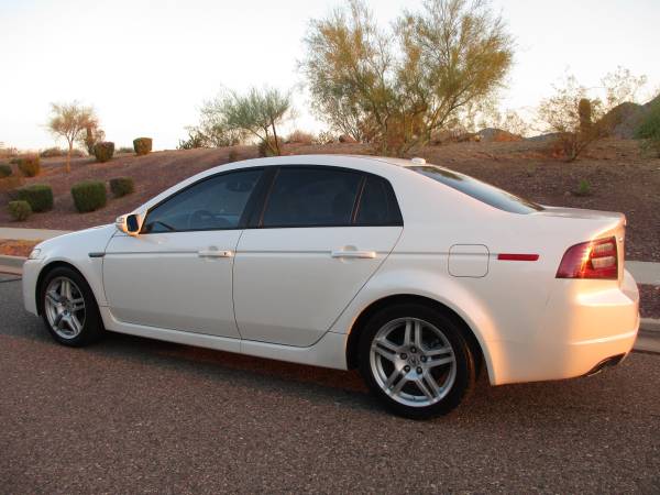 2007 ACURA TL 3.2 WITH NAVIGATION ** PEARL WHITE ** 101K MILES -... for sale in Phoenix, AZ – photo 3