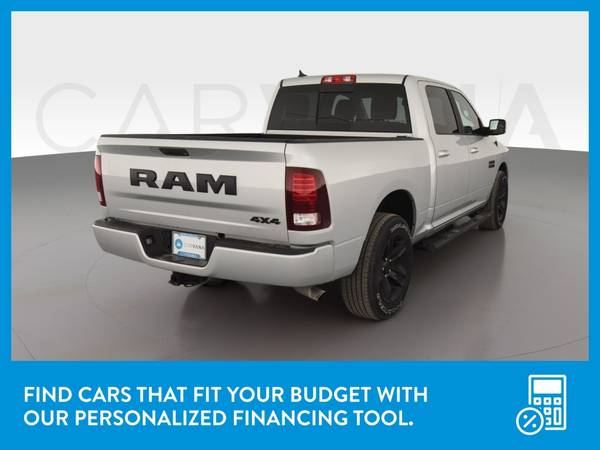 2018 Ram 1500 Crew Cab Night Pickup 4D 5 1/2 ft pickup Silver for sale in Dade City, FL – photo 8