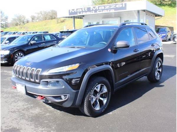 2015 Jeep Cherokee SUV Trailhawk (Brilliant Black Crystal for sale in Lakeport, CA – photo 12