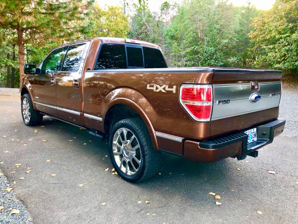 Immaculate 2012 F150 Platinum Crewcab 4x4 Twin Turbo Ecoboost for sale in Medford, OR – photo 8