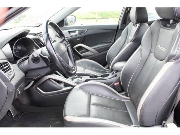 2015 Hyundai Veloster coupe Turbo - Hyundai Ultra Black Pearl for sale in Green Bay, WI – photo 12