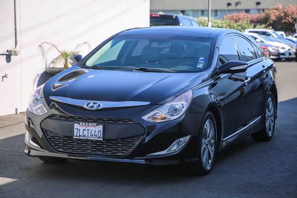 2015 Hyundai Sonata Hybrid Limited sedan Eclipse Black - cars & for sale in Sacramento , CA – photo 3